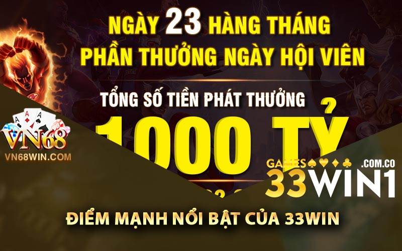 33Win - Link Vào Nhà Cái 33Win1 Tặng Ưu Đãi Cực Lớn 2 Điểm mạnh nổi bật của 33Win