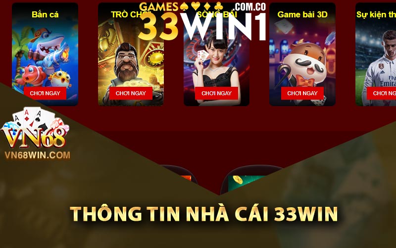 33Win - Link Vào Nhà Cái 33Win1 Tặng Ưu Đãi Cực Lớn 1 Thông tin nhà cái 33Win